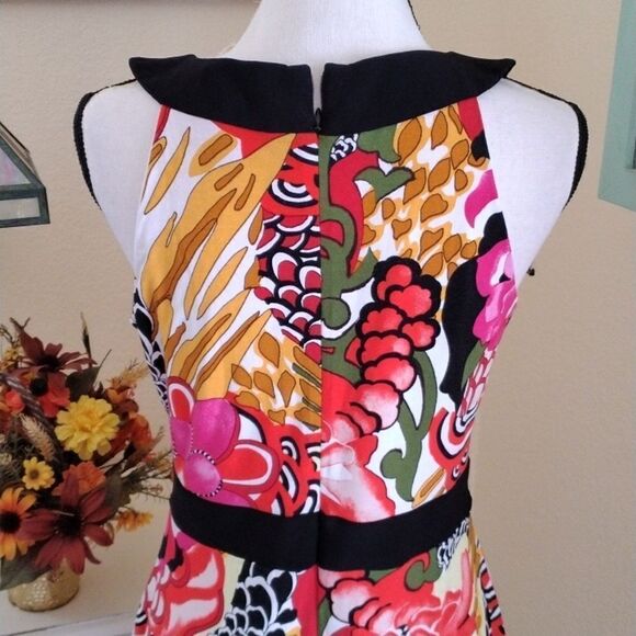 Joseph Ribkoff Bright Floral Dress - Picture 6 of 10
